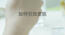 如何引流变现 2021如何引流变现
