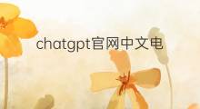 chatgpt官网中文电脑版(chatgpt中文电脑版)