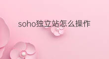soho独立站怎么操作 外贸soho独立站吗