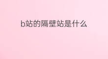 b站的隔壁站是什么 b站卫星是什么