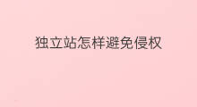 独立站怎样避免侵权 独立站产品侵权吗