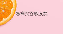 怎样买谷歌股票 chatgpt股票怎样买