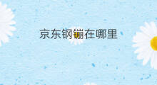 京东钢镚在哪里 京东钢镚怎么变现寄售
