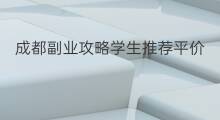 成都副业攻略学生推荐平价 手机副业攻略学生推荐平价