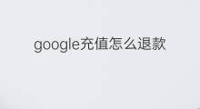 google充值怎么退款 如何充值google