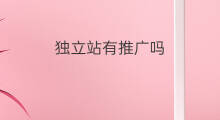 独立站有推广吗 独立站推广模式有哪些