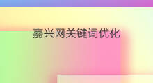 嘉兴网关键词优化 嘉兴高品质关键词优化