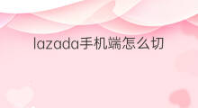 lazada手机端怎么切换中文 lazada如何切换中文