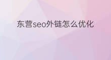 东营seo外链怎么优化 东营seo优化排名报价