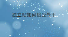 独立站如何接受外币 投资什么外币赚钱