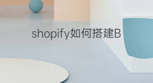 shopify如何搭建B2B b2b如何读音
