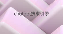 chatgpt搜索引擎(chatgpt颠覆搜索引擎)