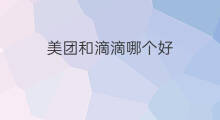 美团和滴滴哪个好 美团和蜂鸟哪个好