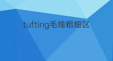 tufting毛线粗细区别 搞毛线Tufting用什么毛线