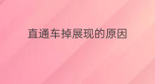 直通车掉展现的原因 优化直通车的展现量
