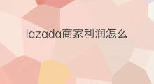 lazada商家利润怎么算 lazada如何算利润