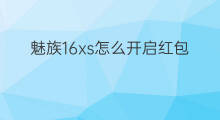 魅族16xs怎么开启红包提醒 魅族怎么自动抢红包