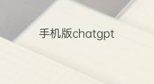 手机版chatgpt(chatgpt手机版)