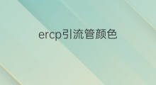 ercp引流管颜色 引流管什么颜色好