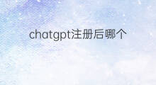 chatgpt注册后哪个国家可以用(chatgpt哪些国家可以用)