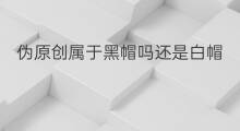 伪原创属于黑帽吗还是白帽 伪原创属于黑帽吗知乎