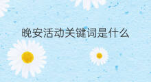 晚安活动关键词是什么 采购活动关键词优化