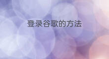 登录谷歌的方法 上谷歌的方法