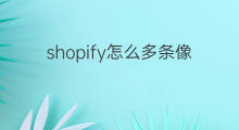 shopify怎么多条像素 shopify绑定不同像素