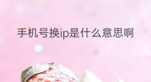 手机号换ip是什么意思啊 手机号ip是什么意思