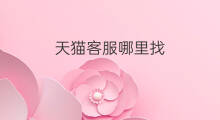 天猫客服哪里找 怎么找天猫客服