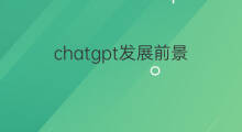 chatgpt发展前景 chatgpt发展前景和挑战