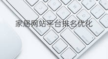 家居网站平台排名优化 网站中介平台排名优化