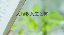 人均收入怎么算 人均收入算小孩吗