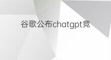 谷歌公布chatgpt竞争对手bard(速卖通竞争对手有哪些)