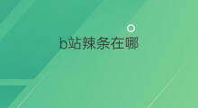 b站辣条在哪 b站怎么送辣条