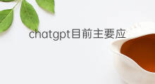 chatgpt目前主要应用(chatgpt主要应用场景)
