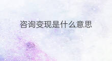咨询变现是什么意思 快手发现是什么意思