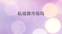 私域算市场吗 私域有市场吗