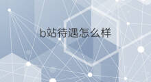 b站待遇怎么样 b站怎么样
