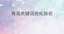 青岛关键词优化排名 青岛关键词排名优化
