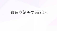 做独立站需要visa吗 做独立站需要vps吗