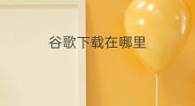 谷歌下载在哪里 谷歌下载的文件在哪里下载