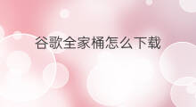 谷歌全家桶怎么下载 快手全家桶在哪