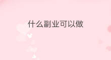 什么副业可以做 什么电脑可以做副业