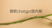 微软chatgpt国内能用吗 微软chatgpt国内能用了吗