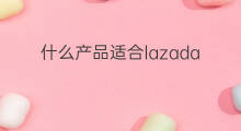什么产品适合lazada lazada适合什么产品