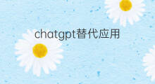 chatgpt替代应用(chatgpt国内替代)