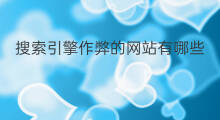 搜索引擎作弊的网站有哪些 搜索引擎优化的作弊 搜索引擎作弊的网站有哪些 搜索引擎优化的作弊