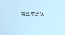 盲盒笔是啥 盲盒笔啥样