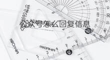 公众号怎么回复信息 快手怎样自动回复信息